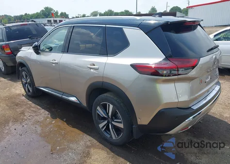 2022 Nissan Rogue Platinum Intelligent Awd из США, поврежденный, VIN JN8BT3DD8NW277910